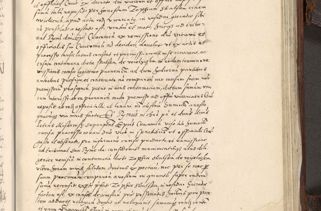 Zdjęcie nr 790 dla obiektu archiwalnego: Acta actorum, constitutionum, obligationum, resignationum, quietationum tempore R. D. Petr Myszkowski, episcopi Cracoviensis, qui post mortem R. D. Francisci Krasiński, episcopi Cracoviensis solius Dei optimi maximi benignitate, Serenissimi Stephani regis Poloniase favore et clementia ex Plocensi ad Cracoviensem auctoritate Ssmi Gregorii XIII successit ab anno 1577 mense Novembri ad annum 1591 mensem Aprilem successive acticatorum.
