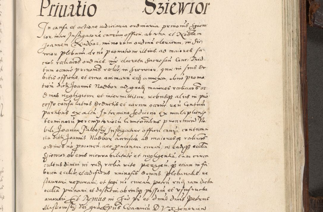 Zdjęcie nr 786 dla obiektu archiwalnego: Acta actorum, constitutionum, obligationum, resignationum, quietationum tempore R. D. Petr Myszkowski, episcopi Cracoviensis, qui post mortem R. D. Francisci Krasiński, episcopi Cracoviensis solius Dei optimi maximi benignitate, Serenissimi Stephani regis Poloniase favore et clementia ex Plocensi ad Cracoviensem auctoritate Ssmi Gregorii XIII successit ab anno 1577 mense Novembri ad annum 1591 mensem Aprilem successive acticatorum.