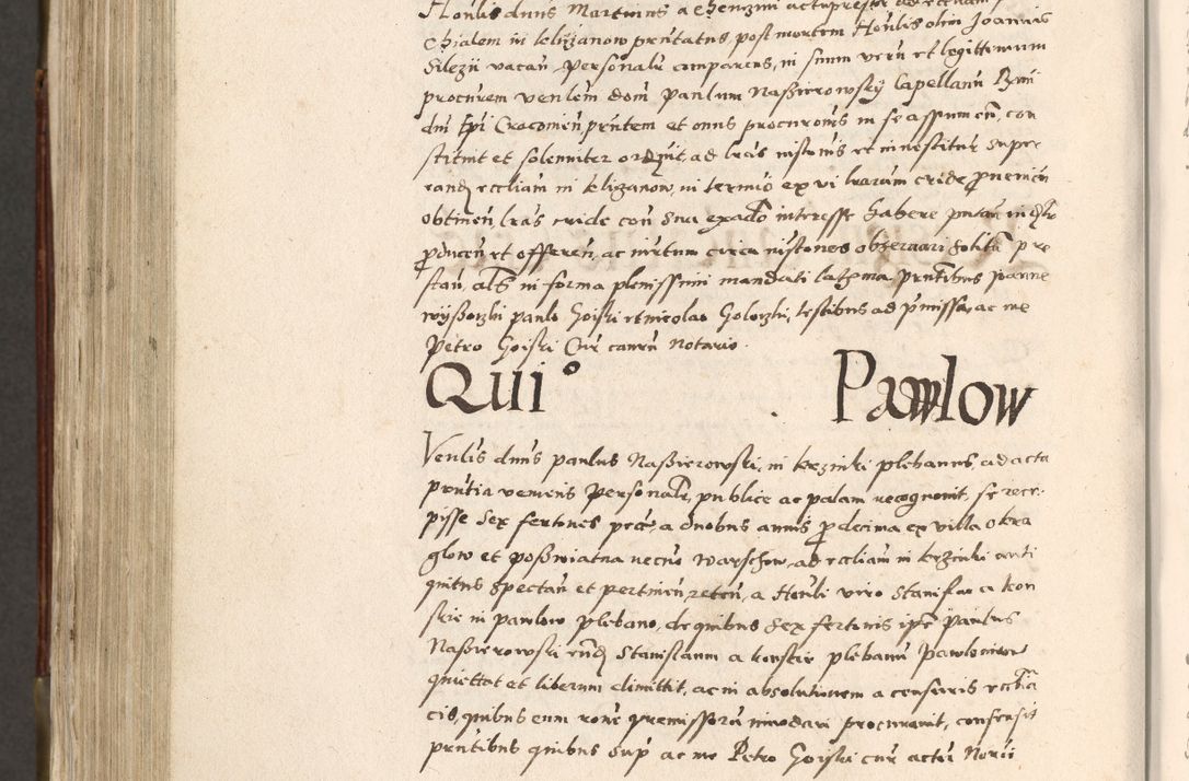 Zdjęcie nr 779 dla obiektu archiwalnego: Acta actorum, constitutionum, obligationum, resignationum, quietationum tempore R. D. Petr Myszkowski, episcopi Cracoviensis, qui post mortem R. D. Francisci Krasiński, episcopi Cracoviensis solius Dei optimi maximi benignitate, Serenissimi Stephani regis Poloniase favore et clementia ex Plocensi ad Cracoviensem auctoritate Ssmi Gregorii XIII successit ab anno 1577 mense Novembri ad annum 1591 mensem Aprilem successive acticatorum.
