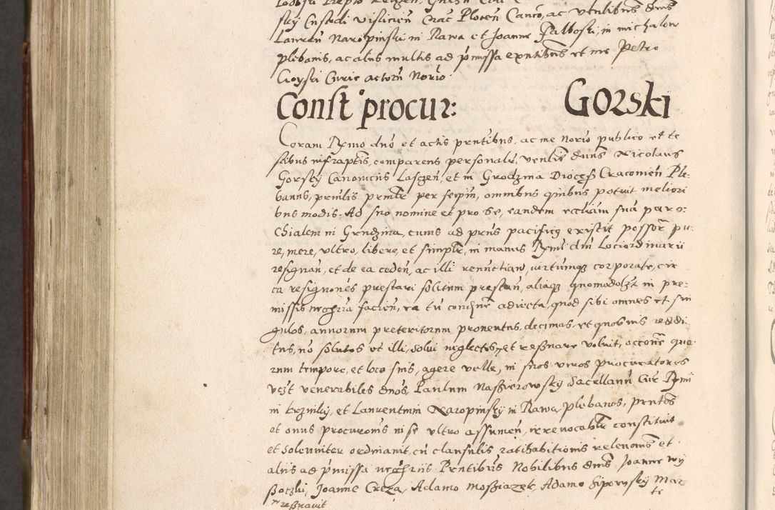 Zdjęcie nr 781 dla obiektu archiwalnego: Acta actorum, constitutionum, obligationum, resignationum, quietationum tempore R. D. Petr Myszkowski, episcopi Cracoviensis, qui post mortem R. D. Francisci Krasiński, episcopi Cracoviensis solius Dei optimi maximi benignitate, Serenissimi Stephani regis Poloniase favore et clementia ex Plocensi ad Cracoviensem auctoritate Ssmi Gregorii XIII successit ab anno 1577 mense Novembri ad annum 1591 mensem Aprilem successive acticatorum.