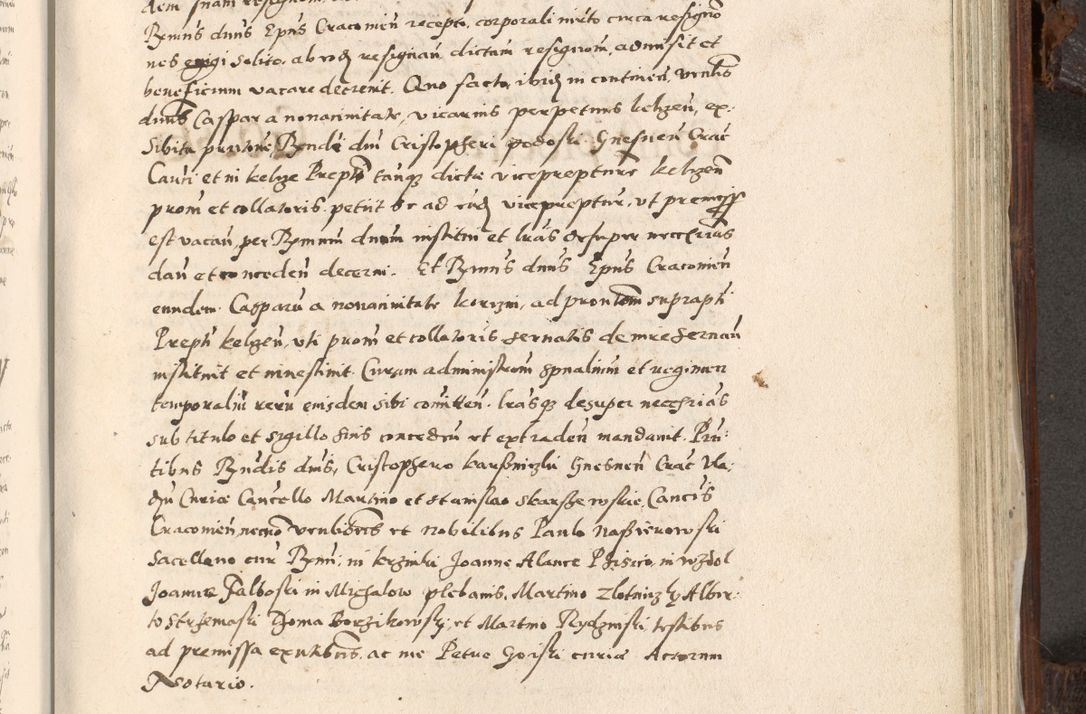 Zdjęcie nr 780 dla obiektu archiwalnego: Acta actorum, constitutionum, obligationum, resignationum, quietationum tempore R. D. Petr Myszkowski, episcopi Cracoviensis, qui post mortem R. D. Francisci Krasiński, episcopi Cracoviensis solius Dei optimi maximi benignitate, Serenissimi Stephani regis Poloniase favore et clementia ex Plocensi ad Cracoviensem auctoritate Ssmi Gregorii XIII successit ab anno 1577 mense Novembri ad annum 1591 mensem Aprilem successive acticatorum.