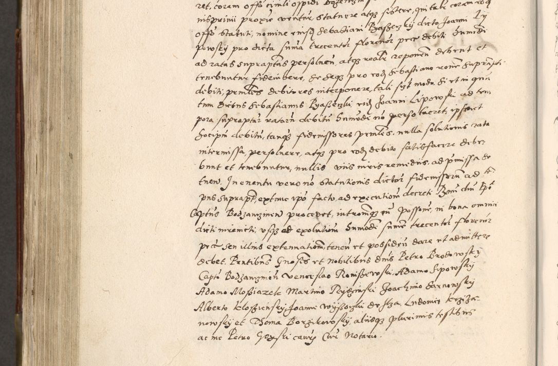 Zdjęcie nr 777 dla obiektu archiwalnego: Acta actorum, constitutionum, obligationum, resignationum, quietationum tempore R. D. Petr Myszkowski, episcopi Cracoviensis, qui post mortem R. D. Francisci Krasiński, episcopi Cracoviensis solius Dei optimi maximi benignitate, Serenissimi Stephani regis Poloniase favore et clementia ex Plocensi ad Cracoviensem auctoritate Ssmi Gregorii XIII successit ab anno 1577 mense Novembri ad annum 1591 mensem Aprilem successive acticatorum.