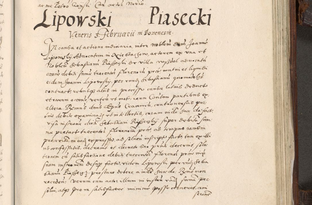 Zdjęcie nr 776 dla obiektu archiwalnego: Acta actorum, constitutionum, obligationum, resignationum, quietationum tempore R. D. Petr Myszkowski, episcopi Cracoviensis, qui post mortem R. D. Francisci Krasiński, episcopi Cracoviensis solius Dei optimi maximi benignitate, Serenissimi Stephani regis Poloniase favore et clementia ex Plocensi ad Cracoviensem auctoritate Ssmi Gregorii XIII successit ab anno 1577 mense Novembri ad annum 1591 mensem Aprilem successive acticatorum.