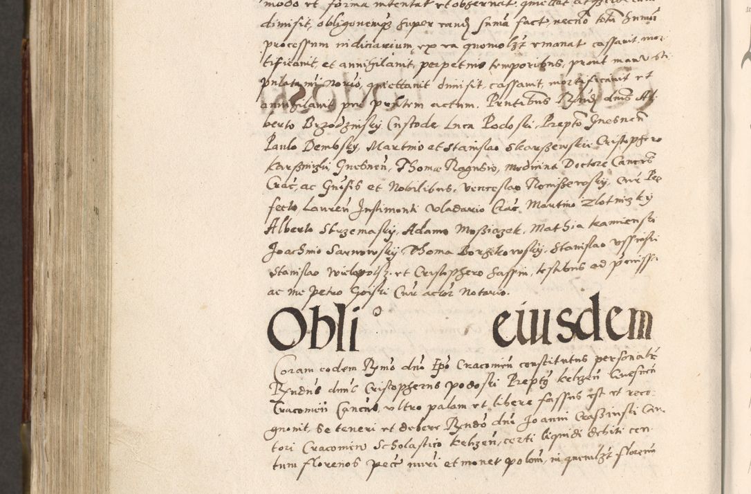 Zdjęcie nr 775 dla obiektu archiwalnego: Acta actorum, constitutionum, obligationum, resignationum, quietationum tempore R. D. Petr Myszkowski, episcopi Cracoviensis, qui post mortem R. D. Francisci Krasiński, episcopi Cracoviensis solius Dei optimi maximi benignitate, Serenissimi Stephani regis Poloniase favore et clementia ex Plocensi ad Cracoviensem auctoritate Ssmi Gregorii XIII successit ab anno 1577 mense Novembri ad annum 1591 mensem Aprilem successive acticatorum.