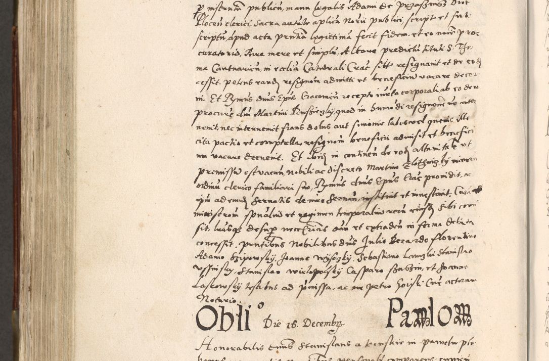 Zdjęcie nr 767 dla obiektu archiwalnego: Acta actorum, constitutionum, obligationum, resignationum, quietationum tempore R. D. Petr Myszkowski, episcopi Cracoviensis, qui post mortem R. D. Francisci Krasiński, episcopi Cracoviensis solius Dei optimi maximi benignitate, Serenissimi Stephani regis Poloniase favore et clementia ex Plocensi ad Cracoviensem auctoritate Ssmi Gregorii XIII successit ab anno 1577 mense Novembri ad annum 1591 mensem Aprilem successive acticatorum.
