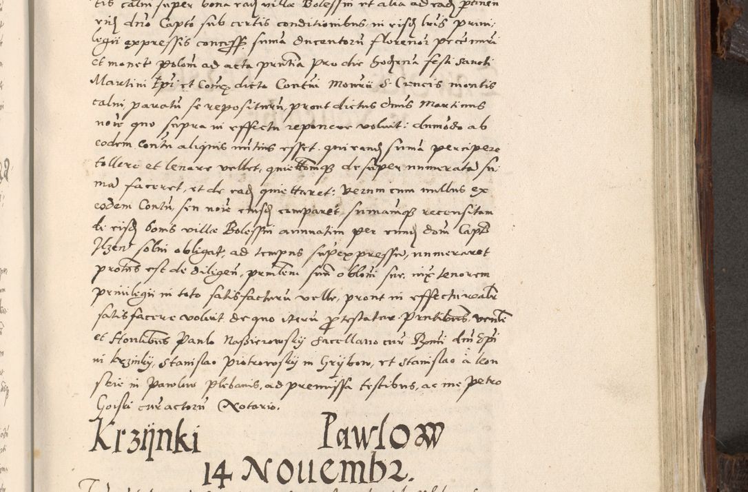 Zdjęcie nr 760 dla obiektu archiwalnego: Acta actorum, constitutionum, obligationum, resignationum, quietationum tempore R. D. Petr Myszkowski, episcopi Cracoviensis, qui post mortem R. D. Francisci Krasiński, episcopi Cracoviensis solius Dei optimi maximi benignitate, Serenissimi Stephani regis Poloniase favore et clementia ex Plocensi ad Cracoviensem auctoritate Ssmi Gregorii XIII successit ab anno 1577 mense Novembri ad annum 1591 mensem Aprilem successive acticatorum.