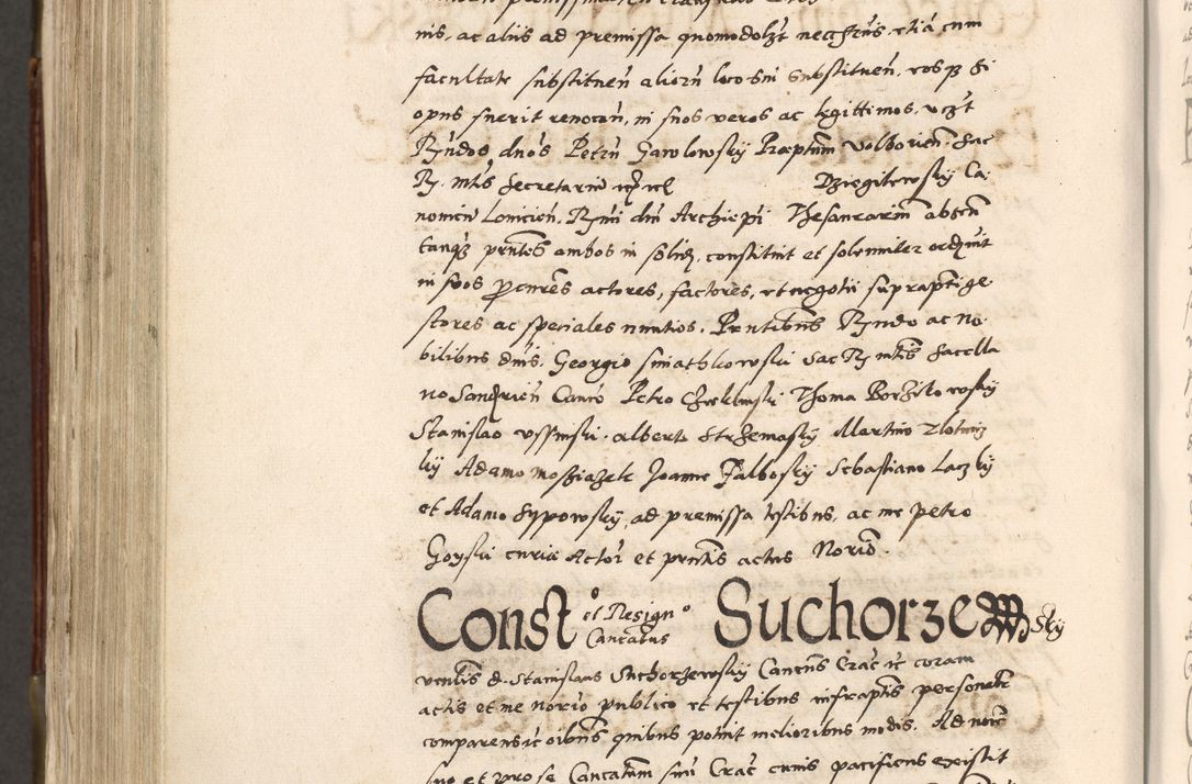 Zdjęcie nr 753 dla obiektu archiwalnego: Acta actorum, constitutionum, obligationum, resignationum, quietationum tempore R. D. Petr Myszkowski, episcopi Cracoviensis, qui post mortem R. D. Francisci Krasiński, episcopi Cracoviensis solius Dei optimi maximi benignitate, Serenissimi Stephani regis Poloniase favore et clementia ex Plocensi ad Cracoviensem auctoritate Ssmi Gregorii XIII successit ab anno 1577 mense Novembri ad annum 1591 mensem Aprilem successive acticatorum.