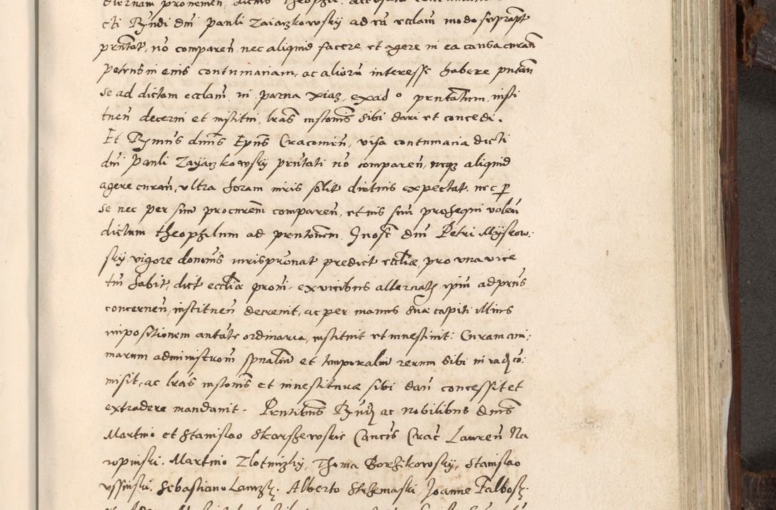 Zdjęcie nr 750 dla obiektu archiwalnego: Acta actorum, constitutionum, obligationum, resignationum, quietationum tempore R. D. Petr Myszkowski, episcopi Cracoviensis, qui post mortem R. D. Francisci Krasiński, episcopi Cracoviensis solius Dei optimi maximi benignitate, Serenissimi Stephani regis Poloniase favore et clementia ex Plocensi ad Cracoviensem auctoritate Ssmi Gregorii XIII successit ab anno 1577 mense Novembri ad annum 1591 mensem Aprilem successive acticatorum.