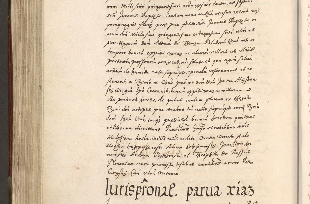 Zdjęcie nr 749 dla obiektu archiwalnego: Acta actorum, constitutionum, obligationum, resignationum, quietationum tempore R. D. Petr Myszkowski, episcopi Cracoviensis, qui post mortem R. D. Francisci Krasiński, episcopi Cracoviensis solius Dei optimi maximi benignitate, Serenissimi Stephani regis Poloniase favore et clementia ex Plocensi ad Cracoviensem auctoritate Ssmi Gregorii XIII successit ab anno 1577 mense Novembri ad annum 1591 mensem Aprilem successive acticatorum.