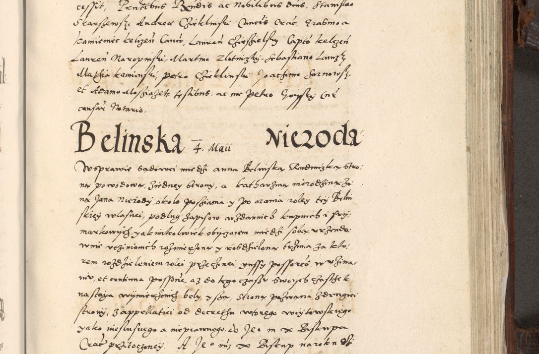 Zdjęcie nr 740 dla obiektu archiwalnego: Acta actorum, constitutionum, obligationum, resignationum, quietationum tempore R. D. Petr Myszkowski, episcopi Cracoviensis, qui post mortem R. D. Francisci Krasiński, episcopi Cracoviensis solius Dei optimi maximi benignitate, Serenissimi Stephani regis Poloniase favore et clementia ex Plocensi ad Cracoviensem auctoritate Ssmi Gregorii XIII successit ab anno 1577 mense Novembri ad annum 1591 mensem Aprilem successive acticatorum.