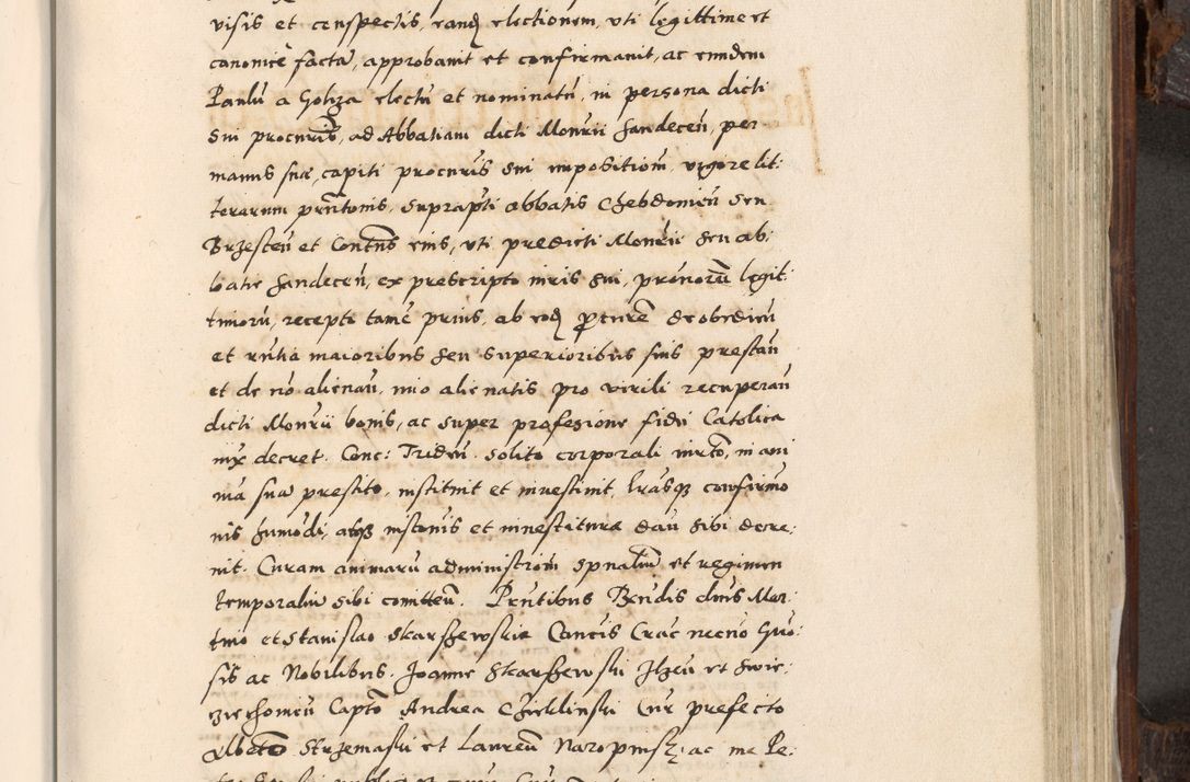 Zdjęcie nr 728 dla obiektu archiwalnego: Acta actorum, constitutionum, obligationum, resignationum, quietationum tempore R. D. Petr Myszkowski, episcopi Cracoviensis, qui post mortem R. D. Francisci Krasiński, episcopi Cracoviensis solius Dei optimi maximi benignitate, Serenissimi Stephani regis Poloniase favore et clementia ex Plocensi ad Cracoviensem auctoritate Ssmi Gregorii XIII successit ab anno 1577 mense Novembri ad annum 1591 mensem Aprilem successive acticatorum.