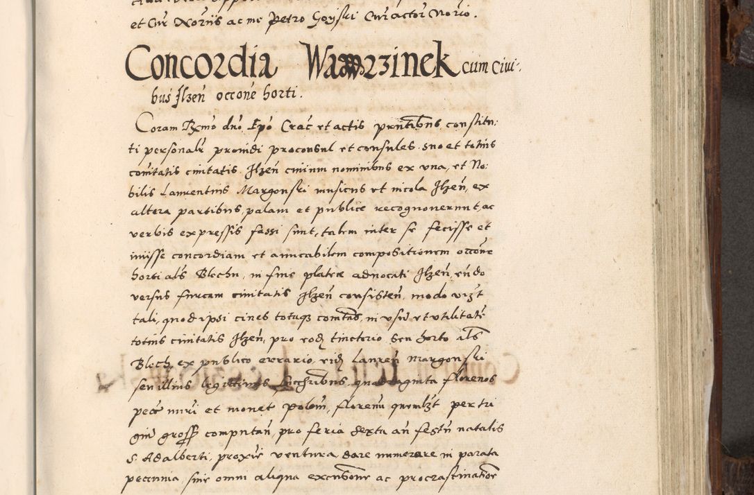 Zdjęcie nr 724 dla obiektu archiwalnego: Acta actorum, constitutionum, obligationum, resignationum, quietationum tempore R. D. Petr Myszkowski, episcopi Cracoviensis, qui post mortem R. D. Francisci Krasiński, episcopi Cracoviensis solius Dei optimi maximi benignitate, Serenissimi Stephani regis Poloniase favore et clementia ex Plocensi ad Cracoviensem auctoritate Ssmi Gregorii XIII successit ab anno 1577 mense Novembri ad annum 1591 mensem Aprilem successive acticatorum.