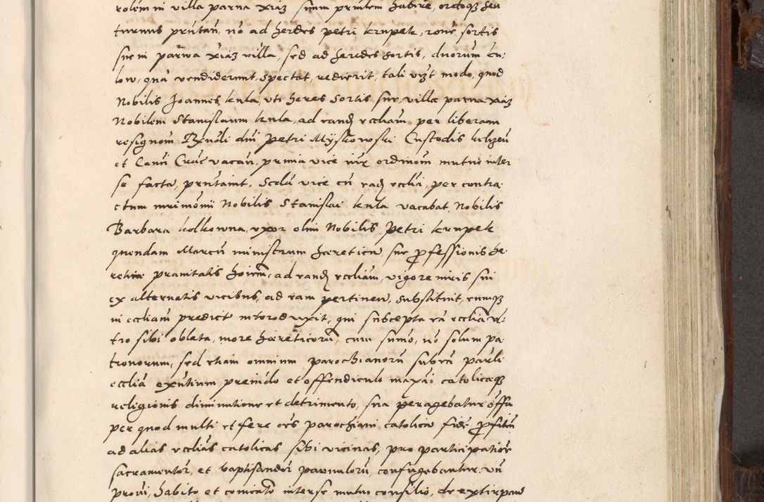 Zdjęcie nr 712 dla obiektu archiwalnego: Acta actorum, constitutionum, obligationum, resignationum, quietationum tempore R. D. Petr Myszkowski, episcopi Cracoviensis, qui post mortem R. D. Francisci Krasiński, episcopi Cracoviensis solius Dei optimi maximi benignitate, Serenissimi Stephani regis Poloniase favore et clementia ex Plocensi ad Cracoviensem auctoritate Ssmi Gregorii XIII successit ab anno 1577 mense Novembri ad annum 1591 mensem Aprilem successive acticatorum.