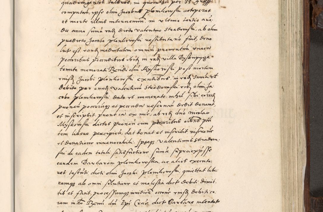 Zdjęcie nr 708 dla obiektu archiwalnego: Acta actorum, constitutionum, obligationum, resignationum, quietationum tempore R. D. Petr Myszkowski, episcopi Cracoviensis, qui post mortem R. D. Francisci Krasiński, episcopi Cracoviensis solius Dei optimi maximi benignitate, Serenissimi Stephani regis Poloniase favore et clementia ex Plocensi ad Cracoviensem auctoritate Ssmi Gregorii XIII successit ab anno 1577 mense Novembri ad annum 1591 mensem Aprilem successive acticatorum.