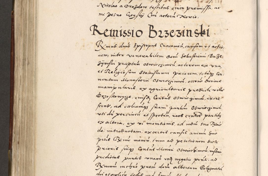Zdjęcie nr 701 dla obiektu archiwalnego: Acta actorum, constitutionum, obligationum, resignationum, quietationum tempore R. D. Petr Myszkowski, episcopi Cracoviensis, qui post mortem R. D. Francisci Krasiński, episcopi Cracoviensis solius Dei optimi maximi benignitate, Serenissimi Stephani regis Poloniase favore et clementia ex Plocensi ad Cracoviensem auctoritate Ssmi Gregorii XIII successit ab anno 1577 mense Novembri ad annum 1591 mensem Aprilem successive acticatorum.