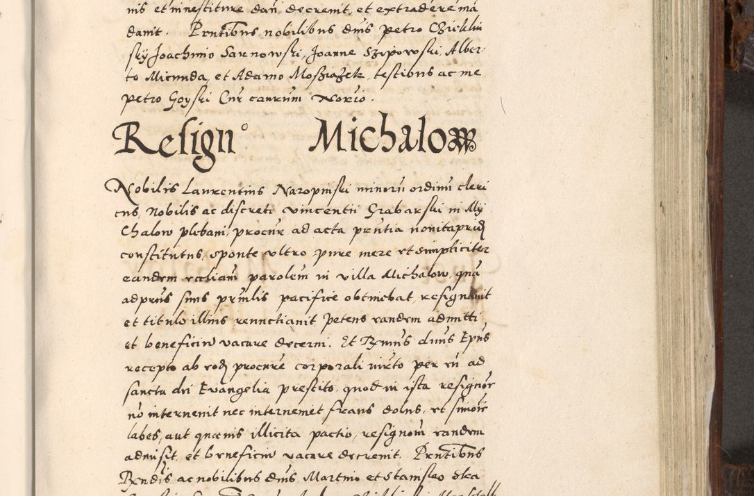 Zdjęcie nr 698 dla obiektu archiwalnego: Acta actorum, constitutionum, obligationum, resignationum, quietationum tempore R. D. Petr Myszkowski, episcopi Cracoviensis, qui post mortem R. D. Francisci Krasiński, episcopi Cracoviensis solius Dei optimi maximi benignitate, Serenissimi Stephani regis Poloniase favore et clementia ex Plocensi ad Cracoviensem auctoritate Ssmi Gregorii XIII successit ab anno 1577 mense Novembri ad annum 1591 mensem Aprilem successive acticatorum.