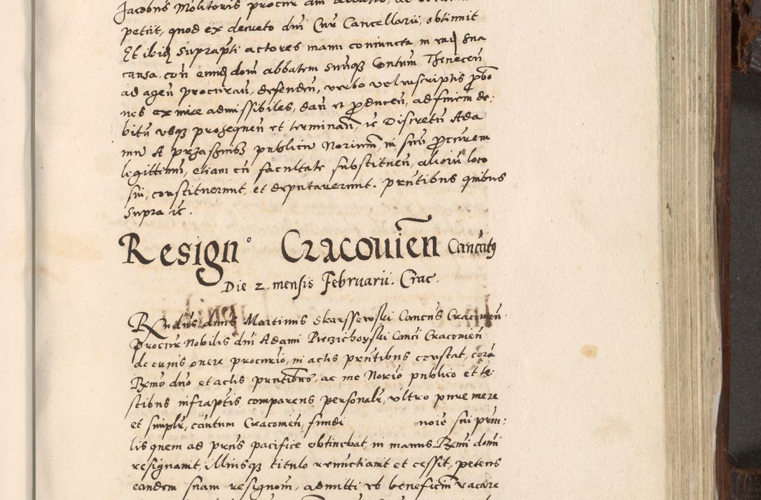 Zdjęcie nr 696 dla obiektu archiwalnego: Acta actorum, constitutionum, obligationum, resignationum, quietationum tempore R. D. Petr Myszkowski, episcopi Cracoviensis, qui post mortem R. D. Francisci Krasiński, episcopi Cracoviensis solius Dei optimi maximi benignitate, Serenissimi Stephani regis Poloniase favore et clementia ex Plocensi ad Cracoviensem auctoritate Ssmi Gregorii XIII successit ab anno 1577 mense Novembri ad annum 1591 mensem Aprilem successive acticatorum.