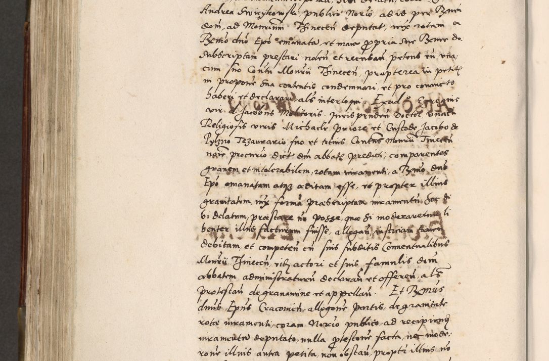 Zdjęcie nr 693 dla obiektu archiwalnego: Acta actorum, constitutionum, obligationum, resignationum, quietationum tempore R. D. Petr Myszkowski, episcopi Cracoviensis, qui post mortem R. D. Francisci Krasiński, episcopi Cracoviensis solius Dei optimi maximi benignitate, Serenissimi Stephani regis Poloniase favore et clementia ex Plocensi ad Cracoviensem auctoritate Ssmi Gregorii XIII successit ab anno 1577 mense Novembri ad annum 1591 mensem Aprilem successive acticatorum.