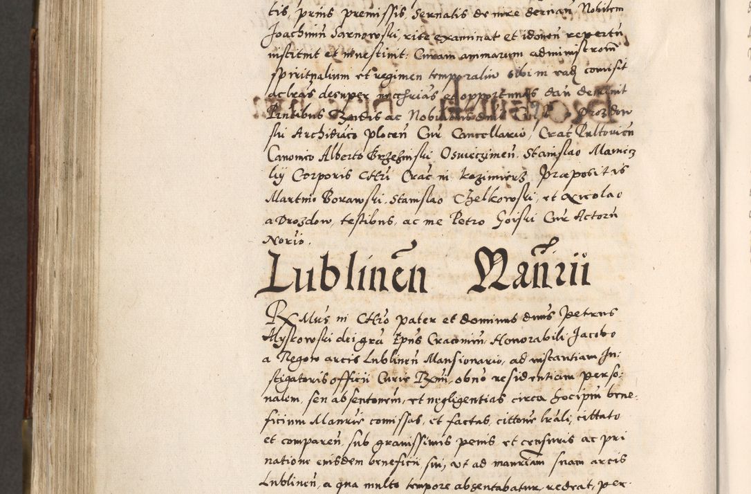 Zdjęcie nr 689 dla obiektu archiwalnego: Acta actorum, constitutionum, obligationum, resignationum, quietationum tempore R. D. Petr Myszkowski, episcopi Cracoviensis, qui post mortem R. D. Francisci Krasiński, episcopi Cracoviensis solius Dei optimi maximi benignitate, Serenissimi Stephani regis Poloniase favore et clementia ex Plocensi ad Cracoviensem auctoritate Ssmi Gregorii XIII successit ab anno 1577 mense Novembri ad annum 1591 mensem Aprilem successive acticatorum.