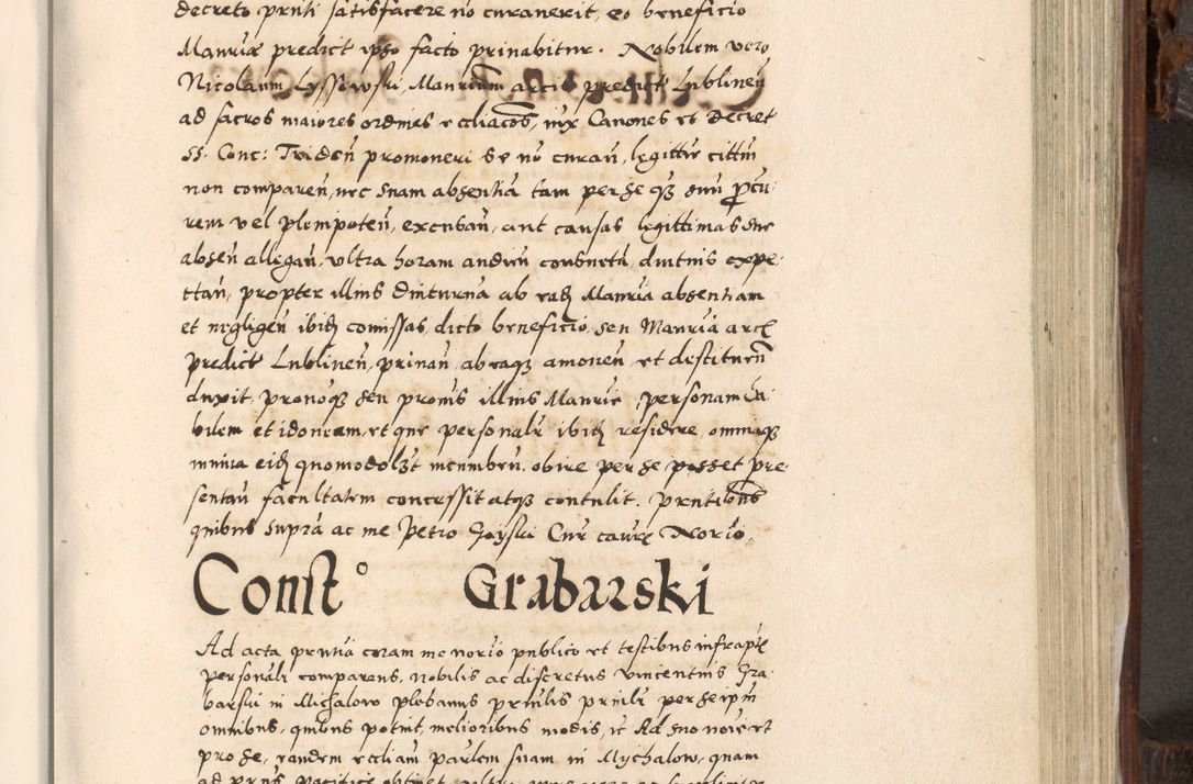 Zdjęcie nr 690 dla obiektu archiwalnego: Acta actorum, constitutionum, obligationum, resignationum, quietationum tempore R. D. Petr Myszkowski, episcopi Cracoviensis, qui post mortem R. D. Francisci Krasiński, episcopi Cracoviensis solius Dei optimi maximi benignitate, Serenissimi Stephani regis Poloniase favore et clementia ex Plocensi ad Cracoviensem auctoritate Ssmi Gregorii XIII successit ab anno 1577 mense Novembri ad annum 1591 mensem Aprilem successive acticatorum.