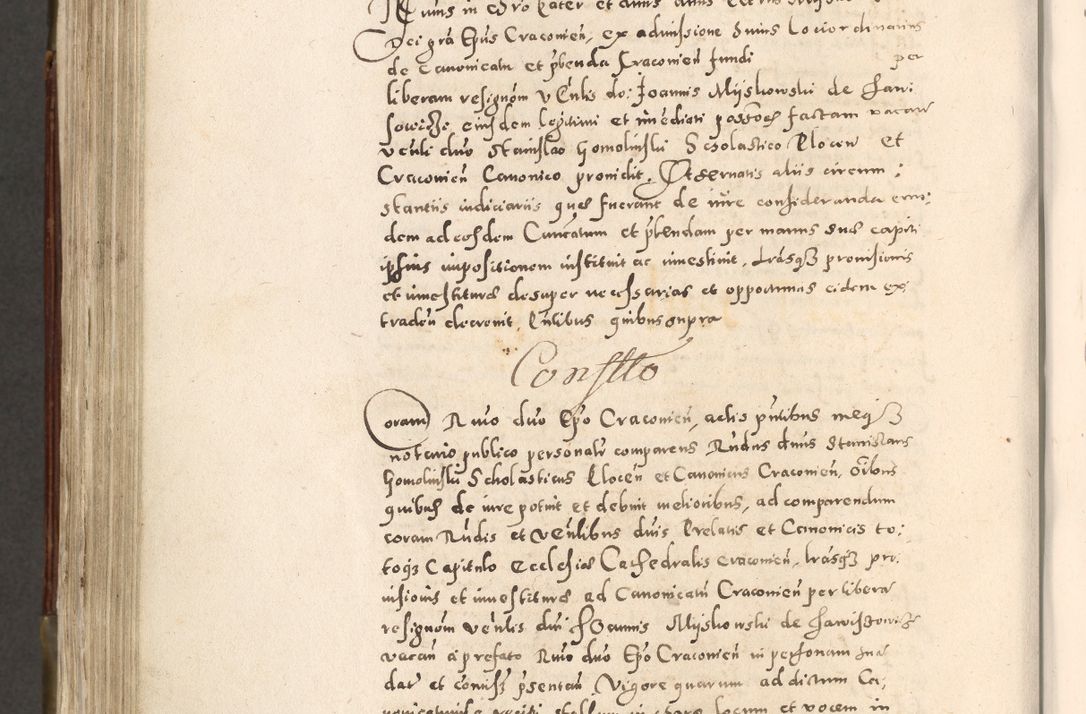 Zdjęcie nr 681 dla obiektu archiwalnego: Acta actorum, constitutionum, obligationum, resignationum, quietationum tempore R. D. Petr Myszkowski, episcopi Cracoviensis, qui post mortem R. D. Francisci Krasiński, episcopi Cracoviensis solius Dei optimi maximi benignitate, Serenissimi Stephani regis Poloniase favore et clementia ex Plocensi ad Cracoviensem auctoritate Ssmi Gregorii XIII successit ab anno 1577 mense Novembri ad annum 1591 mensem Aprilem successive acticatorum.