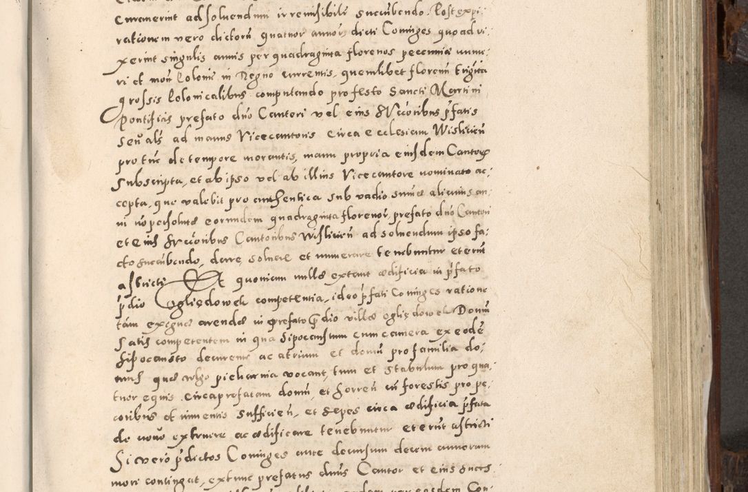 Zdjęcie nr 678 dla obiektu archiwalnego: Acta actorum, constitutionum, obligationum, resignationum, quietationum tempore R. D. Petr Myszkowski, episcopi Cracoviensis, qui post mortem R. D. Francisci Krasiński, episcopi Cracoviensis solius Dei optimi maximi benignitate, Serenissimi Stephani regis Poloniase favore et clementia ex Plocensi ad Cracoviensem auctoritate Ssmi Gregorii XIII successit ab anno 1577 mense Novembri ad annum 1591 mensem Aprilem successive acticatorum.