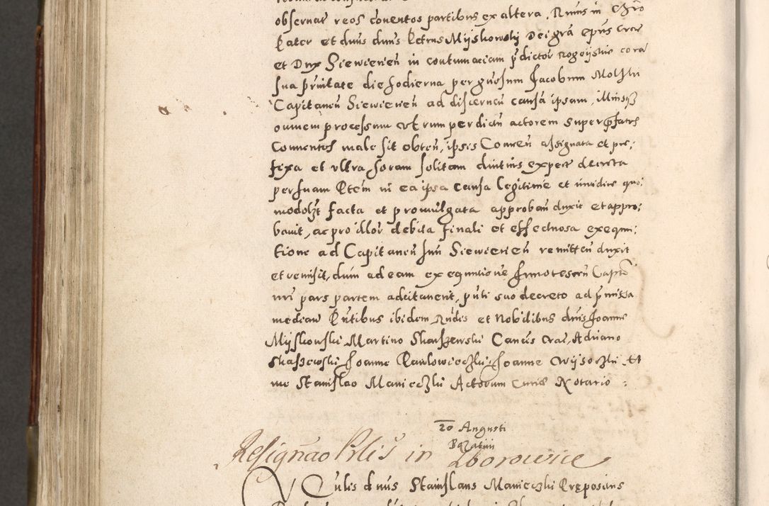 Zdjęcie nr 675 dla obiektu archiwalnego: Acta actorum, constitutionum, obligationum, resignationum, quietationum tempore R. D. Petr Myszkowski, episcopi Cracoviensis, qui post mortem R. D. Francisci Krasiński, episcopi Cracoviensis solius Dei optimi maximi benignitate, Serenissimi Stephani regis Poloniase favore et clementia ex Plocensi ad Cracoviensem auctoritate Ssmi Gregorii XIII successit ab anno 1577 mense Novembri ad annum 1591 mensem Aprilem successive acticatorum.