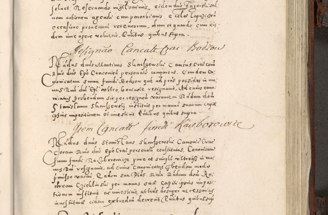 Zdjęcie nr 668 dla obiektu archiwalnego: Acta actorum, constitutionum, obligationum, resignationum, quietationum tempore R. D. Petr Myszkowski, episcopi Cracoviensis, qui post mortem R. D. Francisci Krasiński, episcopi Cracoviensis solius Dei optimi maximi benignitate, Serenissimi Stephani regis Poloniase favore et clementia ex Plocensi ad Cracoviensem auctoritate Ssmi Gregorii XIII successit ab anno 1577 mense Novembri ad annum 1591 mensem Aprilem successive acticatorum.