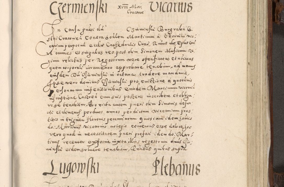 Zdjęcie nr 646 dla obiektu archiwalnego: Acta actorum, constitutionum, obligationum, resignationum, quietationum tempore R. D. Petr Myszkowski, episcopi Cracoviensis, qui post mortem R. D. Francisci Krasiński, episcopi Cracoviensis solius Dei optimi maximi benignitate, Serenissimi Stephani regis Poloniase favore et clementia ex Plocensi ad Cracoviensem auctoritate Ssmi Gregorii XIII successit ab anno 1577 mense Novembri ad annum 1591 mensem Aprilem successive acticatorum.