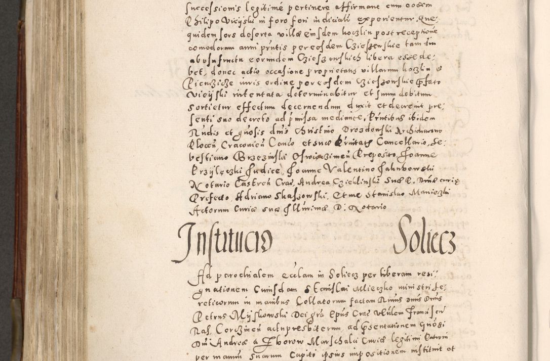Zdjęcie nr 641 dla obiektu archiwalnego: Acta actorum, constitutionum, obligationum, resignationum, quietationum tempore R. D. Petr Myszkowski, episcopi Cracoviensis, qui post mortem R. D. Francisci Krasiński, episcopi Cracoviensis solius Dei optimi maximi benignitate, Serenissimi Stephani regis Poloniase favore et clementia ex Plocensi ad Cracoviensem auctoritate Ssmi Gregorii XIII successit ab anno 1577 mense Novembri ad annum 1591 mensem Aprilem successive acticatorum.