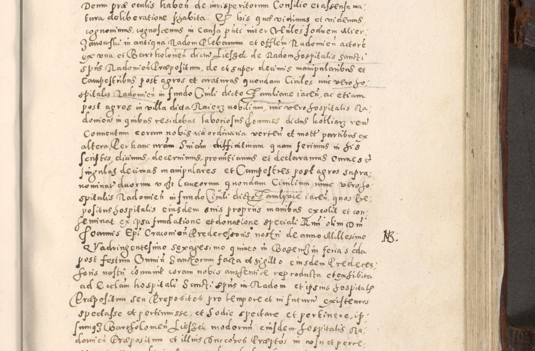 Zdjęcie nr 638 dla obiektu archiwalnego: Acta actorum, constitutionum, obligationum, resignationum, quietationum tempore R. D. Petr Myszkowski, episcopi Cracoviensis, qui post mortem R. D. Francisci Krasiński, episcopi Cracoviensis solius Dei optimi maximi benignitate, Serenissimi Stephani regis Poloniase favore et clementia ex Plocensi ad Cracoviensem auctoritate Ssmi Gregorii XIII successit ab anno 1577 mense Novembri ad annum 1591 mensem Aprilem successive acticatorum.