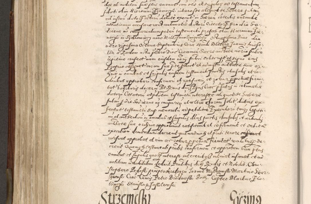 Zdjęcie nr 631 dla obiektu archiwalnego: Acta actorum, constitutionum, obligationum, resignationum, quietationum tempore R. D. Petr Myszkowski, episcopi Cracoviensis, qui post mortem R. D. Francisci Krasiński, episcopi Cracoviensis solius Dei optimi maximi benignitate, Serenissimi Stephani regis Poloniase favore et clementia ex Plocensi ad Cracoviensem auctoritate Ssmi Gregorii XIII successit ab anno 1577 mense Novembri ad annum 1591 mensem Aprilem successive acticatorum.