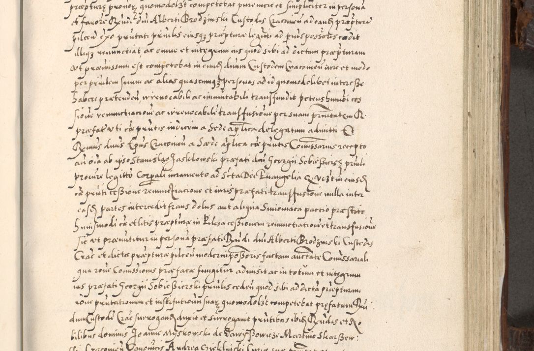 Zdjęcie nr 626 dla obiektu archiwalnego: Acta actorum, constitutionum, obligationum, resignationum, quietationum tempore R. D. Petr Myszkowski, episcopi Cracoviensis, qui post mortem R. D. Francisci Krasiński, episcopi Cracoviensis solius Dei optimi maximi benignitate, Serenissimi Stephani regis Poloniase favore et clementia ex Plocensi ad Cracoviensem auctoritate Ssmi Gregorii XIII successit ab anno 1577 mense Novembri ad annum 1591 mensem Aprilem successive acticatorum.