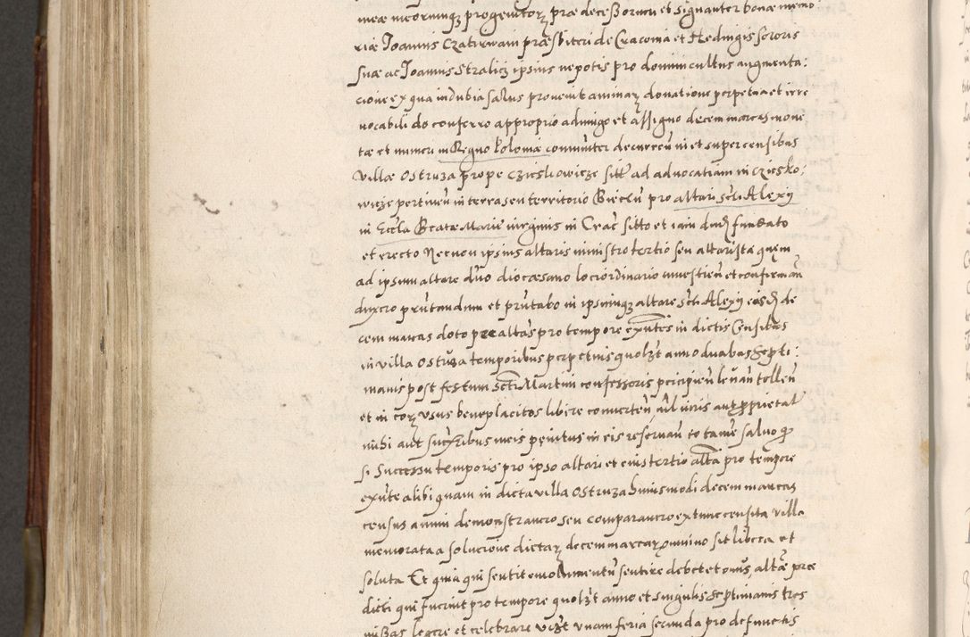 Zdjęcie nr 623 dla obiektu archiwalnego: Acta actorum, constitutionum, obligationum, resignationum, quietationum tempore R. D. Petr Myszkowski, episcopi Cracoviensis, qui post mortem R. D. Francisci Krasiński, episcopi Cracoviensis solius Dei optimi maximi benignitate, Serenissimi Stephani regis Poloniase favore et clementia ex Plocensi ad Cracoviensem auctoritate Ssmi Gregorii XIII successit ab anno 1577 mense Novembri ad annum 1591 mensem Aprilem successive acticatorum.