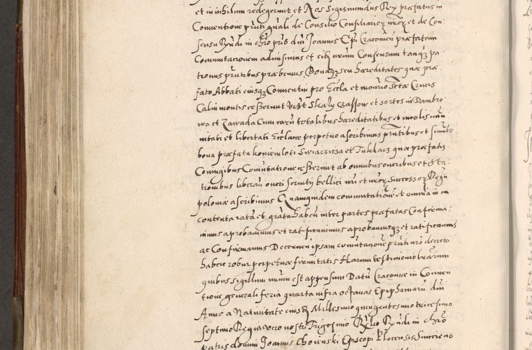 Zdjęcie nr 619 dla obiektu archiwalnego: Acta actorum, constitutionum, obligationum, resignationum, quietationum tempore R. D. Petr Myszkowski, episcopi Cracoviensis, qui post mortem R. D. Francisci Krasiński, episcopi Cracoviensis solius Dei optimi maximi benignitate, Serenissimi Stephani regis Poloniase favore et clementia ex Plocensi ad Cracoviensem auctoritate Ssmi Gregorii XIII successit ab anno 1577 mense Novembri ad annum 1591 mensem Aprilem successive acticatorum.