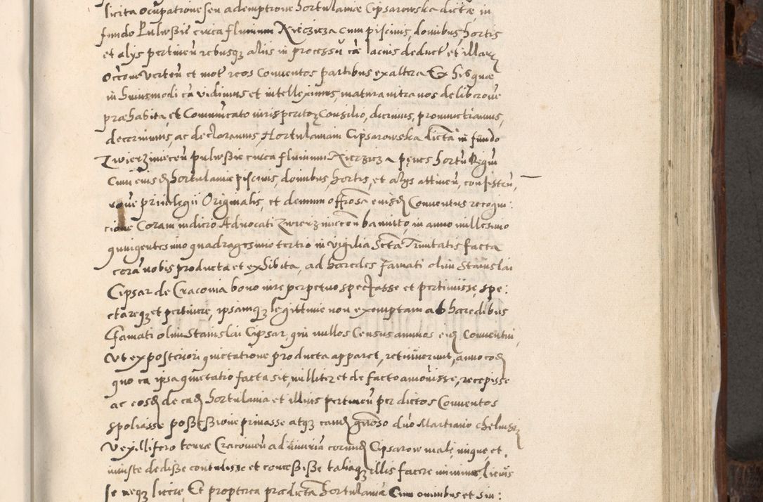 Zdjęcie nr 612 dla obiektu archiwalnego: Acta actorum, constitutionum, obligationum, resignationum, quietationum tempore R. D. Petr Myszkowski, episcopi Cracoviensis, qui post mortem R. D. Francisci Krasiński, episcopi Cracoviensis solius Dei optimi maximi benignitate, Serenissimi Stephani regis Poloniase favore et clementia ex Plocensi ad Cracoviensem auctoritate Ssmi Gregorii XIII successit ab anno 1577 mense Novembri ad annum 1591 mensem Aprilem successive acticatorum.