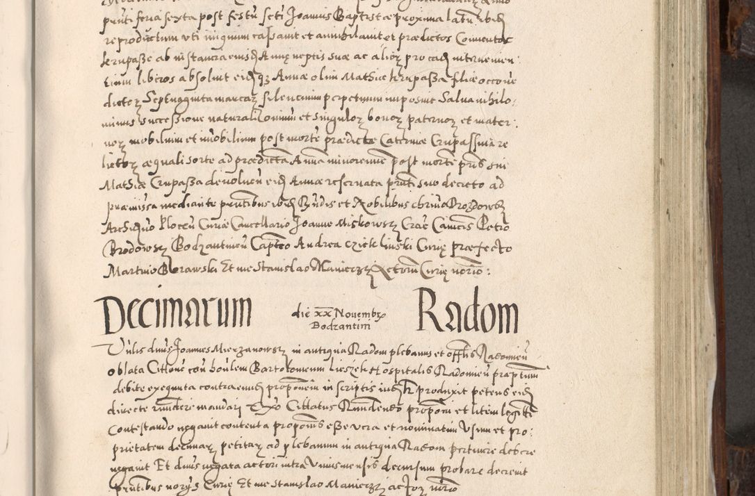 Zdjęcie nr 606 dla obiektu archiwalnego: Acta actorum, constitutionum, obligationum, resignationum, quietationum tempore R. D. Petr Myszkowski, episcopi Cracoviensis, qui post mortem R. D. Francisci Krasiński, episcopi Cracoviensis solius Dei optimi maximi benignitate, Serenissimi Stephani regis Poloniase favore et clementia ex Plocensi ad Cracoviensem auctoritate Ssmi Gregorii XIII successit ab anno 1577 mense Novembri ad annum 1591 mensem Aprilem successive acticatorum.