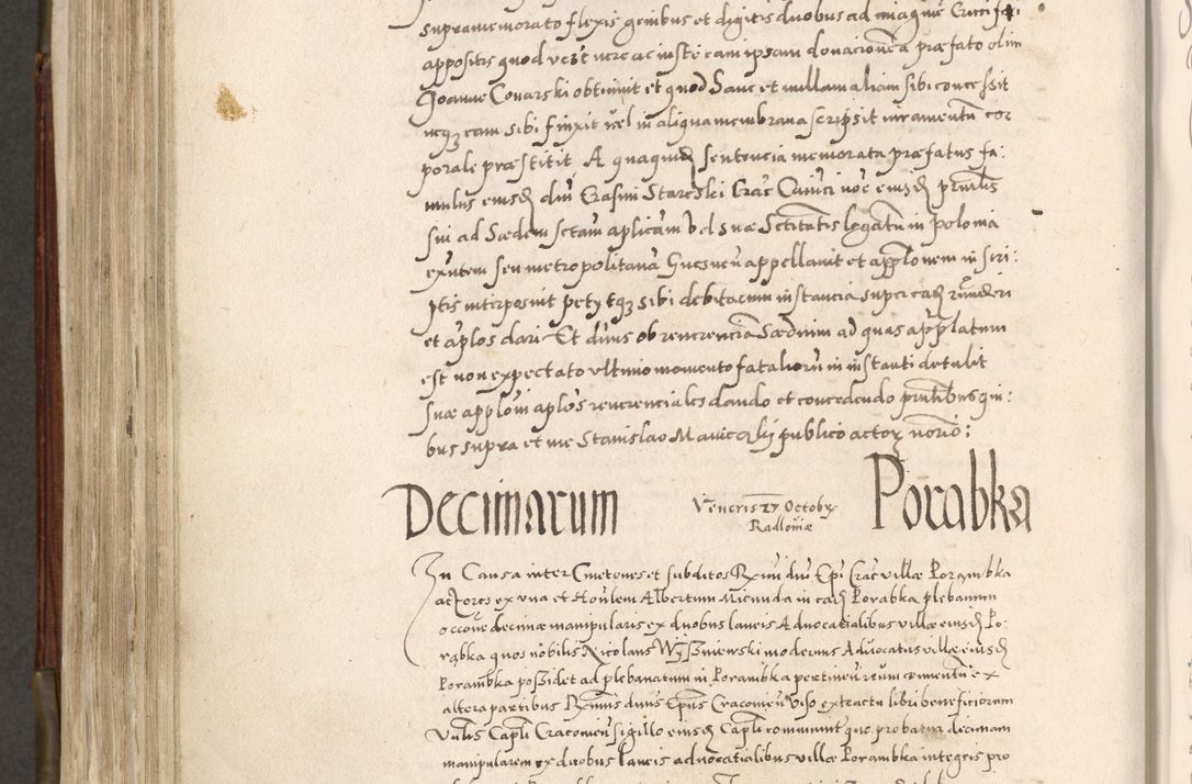Zdjęcie nr 601 dla obiektu archiwalnego: Acta actorum, constitutionum, obligationum, resignationum, quietationum tempore R. D. Petr Myszkowski, episcopi Cracoviensis, qui post mortem R. D. Francisci Krasiński, episcopi Cracoviensis solius Dei optimi maximi benignitate, Serenissimi Stephani regis Poloniase favore et clementia ex Plocensi ad Cracoviensem auctoritate Ssmi Gregorii XIII successit ab anno 1577 mense Novembri ad annum 1591 mensem Aprilem successive acticatorum.