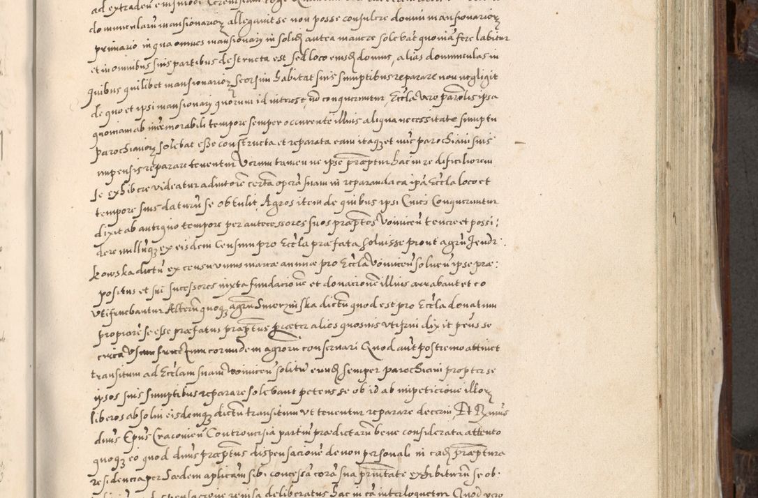 Zdjęcie nr 596 dla obiektu archiwalnego: Acta actorum, constitutionum, obligationum, resignationum, quietationum tempore R. D. Petr Myszkowski, episcopi Cracoviensis, qui post mortem R. D. Francisci Krasiński, episcopi Cracoviensis solius Dei optimi maximi benignitate, Serenissimi Stephani regis Poloniase favore et clementia ex Plocensi ad Cracoviensem auctoritate Ssmi Gregorii XIII successit ab anno 1577 mense Novembri ad annum 1591 mensem Aprilem successive acticatorum.