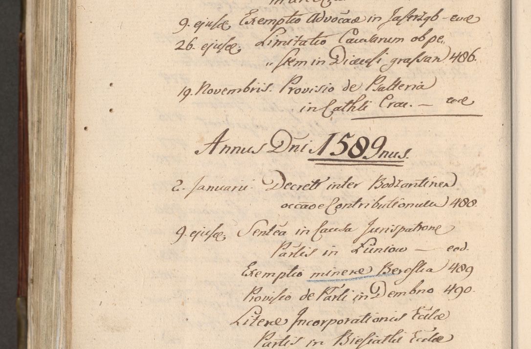 Zdjęcie nr 1135 dla obiektu archiwalnego: Acta actorum, constitutionum, obligationum, resignationum, quietationum tempore R. D. Petr Myszkowski, episcopi Cracoviensis, qui post mortem R. D. Francisci Krasiński, episcopi Cracoviensis solius Dei optimi maximi benignitate, Serenissimi Stephani regis Poloniase favore et clementia ex Plocensi ad Cracoviensem auctoritate Ssmi Gregorii XIII successit ab anno 1577 mense Novembri ad annum 1591 mensem Aprilem successive acticatorum.