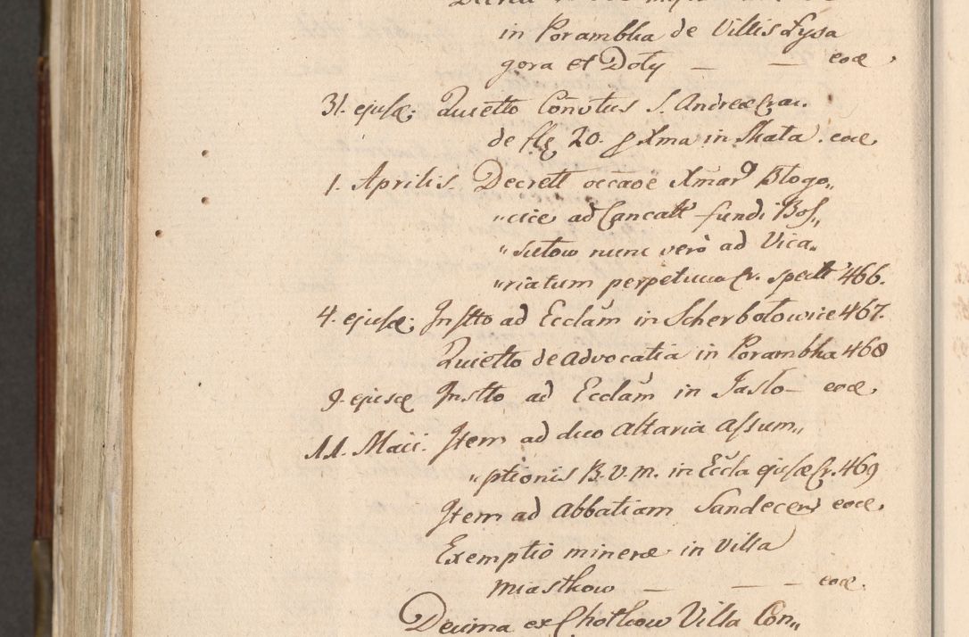 Zdjęcie nr 1133 dla obiektu archiwalnego: Acta actorum, constitutionum, obligationum, resignationum, quietationum tempore R. D. Petr Myszkowski, episcopi Cracoviensis, qui post mortem R. D. Francisci Krasiński, episcopi Cracoviensis solius Dei optimi maximi benignitate, Serenissimi Stephani regis Poloniase favore et clementia ex Plocensi ad Cracoviensem auctoritate Ssmi Gregorii XIII successit ab anno 1577 mense Novembri ad annum 1591 mensem Aprilem successive acticatorum.