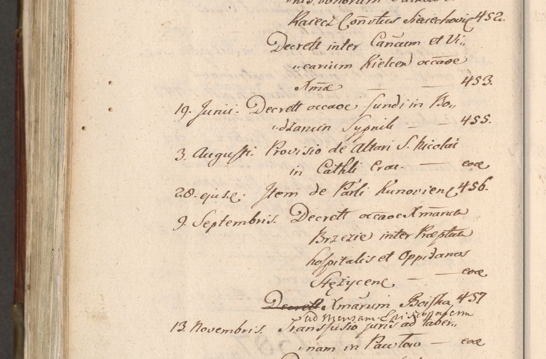 Zdjęcie nr 1131 dla obiektu archiwalnego: Acta actorum, constitutionum, obligationum, resignationum, quietationum tempore R. D. Petr Myszkowski, episcopi Cracoviensis, qui post mortem R. D. Francisci Krasiński, episcopi Cracoviensis solius Dei optimi maximi benignitate, Serenissimi Stephani regis Poloniase favore et clementia ex Plocensi ad Cracoviensem auctoritate Ssmi Gregorii XIII successit ab anno 1577 mense Novembri ad annum 1591 mensem Aprilem successive acticatorum.