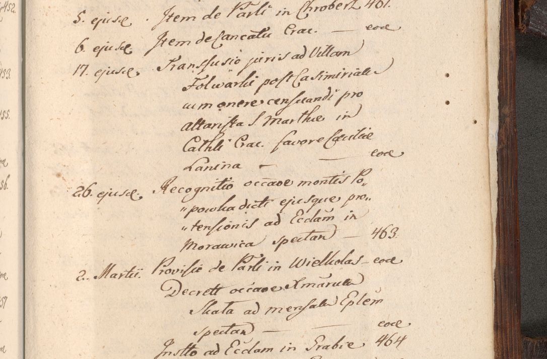Zdjęcie nr 1132 dla obiektu archiwalnego: Acta actorum, constitutionum, obligationum, resignationum, quietationum tempore R. D. Petr Myszkowski, episcopi Cracoviensis, qui post mortem R. D. Francisci Krasiński, episcopi Cracoviensis solius Dei optimi maximi benignitate, Serenissimi Stephani regis Poloniase favore et clementia ex Plocensi ad Cracoviensem auctoritate Ssmi Gregorii XIII successit ab anno 1577 mense Novembri ad annum 1591 mensem Aprilem successive acticatorum.