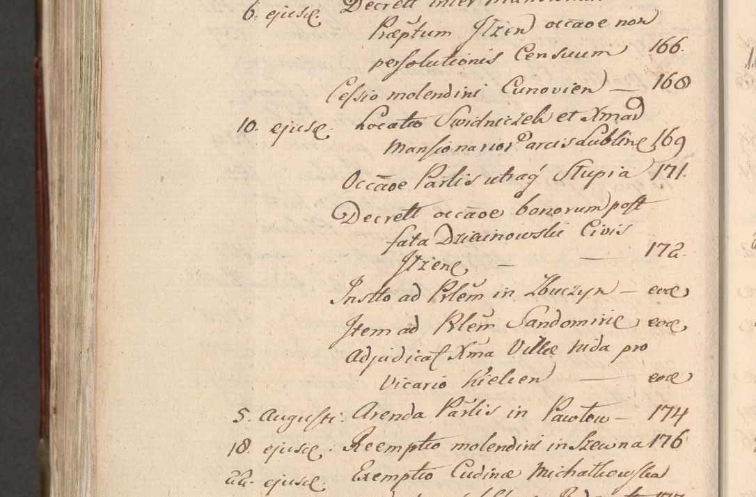 Zdjęcie nr 1111 dla obiektu archiwalnego: Acta actorum, constitutionum, obligationum, resignationum, quietationum tempore R. D. Petr Myszkowski, episcopi Cracoviensis, qui post mortem R. D. Francisci Krasiński, episcopi Cracoviensis solius Dei optimi maximi benignitate, Serenissimi Stephani regis Poloniase favore et clementia ex Plocensi ad Cracoviensem auctoritate Ssmi Gregorii XIII successit ab anno 1577 mense Novembri ad annum 1591 mensem Aprilem successive acticatorum.