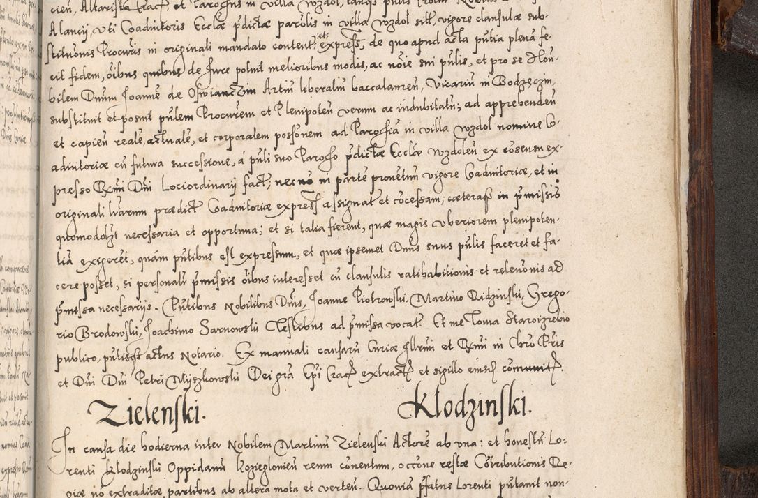 Zdjęcie nr 1098 dla obiektu archiwalnego: Acta actorum, constitutionum, obligationum, resignationum, quietationum tempore R. D. Petr Myszkowski, episcopi Cracoviensis, qui post mortem R. D. Francisci Krasiński, episcopi Cracoviensis solius Dei optimi maximi benignitate, Serenissimi Stephani regis Poloniase favore et clementia ex Plocensi ad Cracoviensem auctoritate Ssmi Gregorii XIII successit ab anno 1577 mense Novembri ad annum 1591 mensem Aprilem successive acticatorum.
