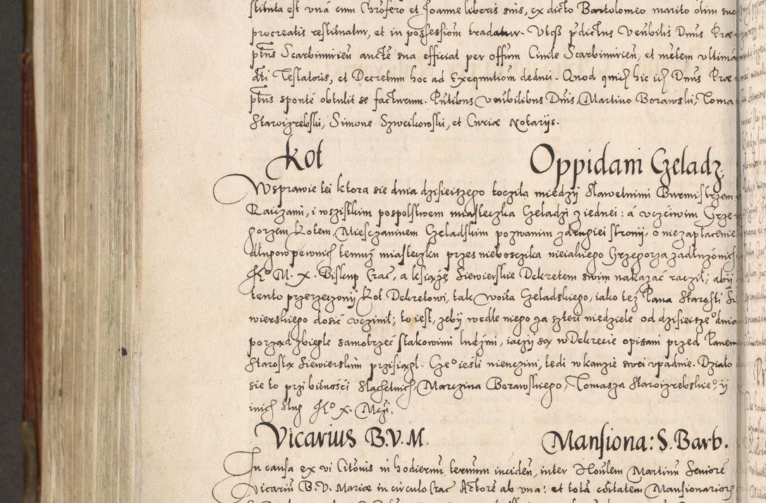 Zdjęcie nr 1095 dla obiektu archiwalnego: Acta actorum, constitutionum, obligationum, resignationum, quietationum tempore R. D. Petr Myszkowski, episcopi Cracoviensis, qui post mortem R. D. Francisci Krasiński, episcopi Cracoviensis solius Dei optimi maximi benignitate, Serenissimi Stephani regis Poloniase favore et clementia ex Plocensi ad Cracoviensem auctoritate Ssmi Gregorii XIII successit ab anno 1577 mense Novembri ad annum 1591 mensem Aprilem successive acticatorum.