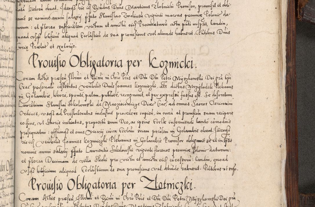Zdjęcie nr 1092 dla obiektu archiwalnego: Acta actorum, constitutionum, obligationum, resignationum, quietationum tempore R. D. Petr Myszkowski, episcopi Cracoviensis, qui post mortem R. D. Francisci Krasiński, episcopi Cracoviensis solius Dei optimi maximi benignitate, Serenissimi Stephani regis Poloniase favore et clementia ex Plocensi ad Cracoviensem auctoritate Ssmi Gregorii XIII successit ab anno 1577 mense Novembri ad annum 1591 mensem Aprilem successive acticatorum.