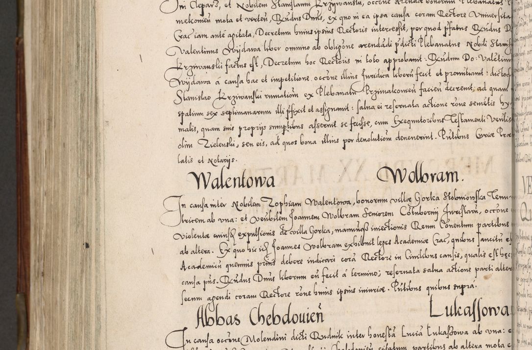 Zdjęcie nr 1089 dla obiektu archiwalnego: Acta actorum, constitutionum, obligationum, resignationum, quietationum tempore R. D. Petr Myszkowski, episcopi Cracoviensis, qui post mortem R. D. Francisci Krasiński, episcopi Cracoviensis solius Dei optimi maximi benignitate, Serenissimi Stephani regis Poloniase favore et clementia ex Plocensi ad Cracoviensem auctoritate Ssmi Gregorii XIII successit ab anno 1577 mense Novembri ad annum 1591 mensem Aprilem successive acticatorum.