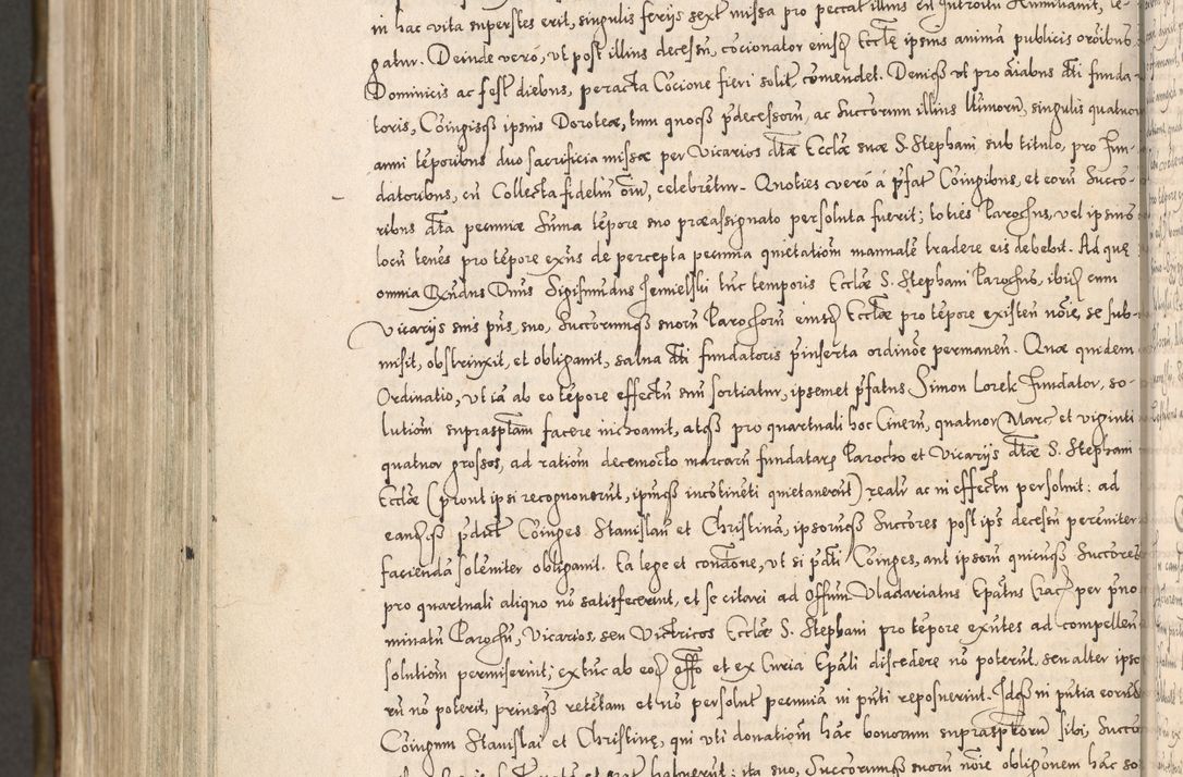 Zdjęcie nr 1081 dla obiektu archiwalnego: Acta actorum, constitutionum, obligationum, resignationum, quietationum tempore R. D. Petr Myszkowski, episcopi Cracoviensis, qui post mortem R. D. Francisci Krasiński, episcopi Cracoviensis solius Dei optimi maximi benignitate, Serenissimi Stephani regis Poloniase favore et clementia ex Plocensi ad Cracoviensem auctoritate Ssmi Gregorii XIII successit ab anno 1577 mense Novembri ad annum 1591 mensem Aprilem successive acticatorum.