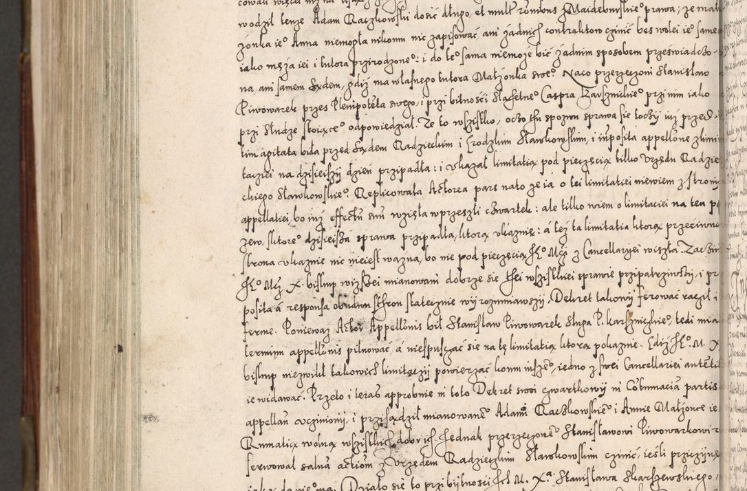 Zdjęcie nr 1075 dla obiektu archiwalnego: Acta actorum, constitutionum, obligationum, resignationum, quietationum tempore R. D. Petr Myszkowski, episcopi Cracoviensis, qui post mortem R. D. Francisci Krasiński, episcopi Cracoviensis solius Dei optimi maximi benignitate, Serenissimi Stephani regis Poloniase favore et clementia ex Plocensi ad Cracoviensem auctoritate Ssmi Gregorii XIII successit ab anno 1577 mense Novembri ad annum 1591 mensem Aprilem successive acticatorum.